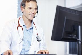 Consultation with a doctor